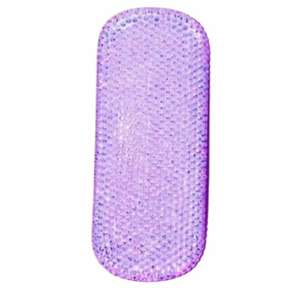 Light Purple Sparkling Rhinestone Glasses Case NWT/In Box